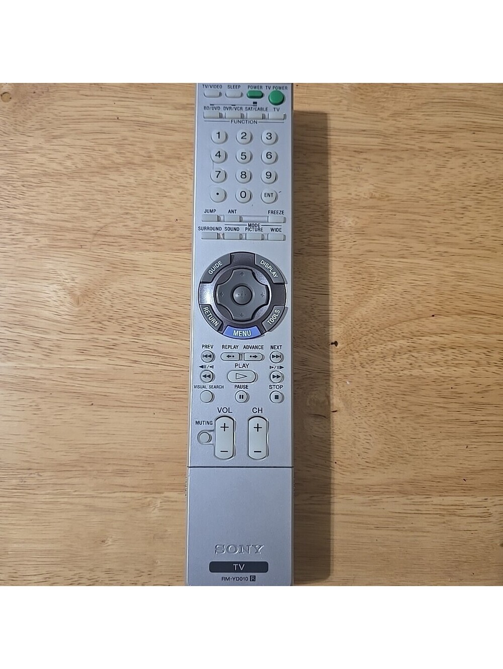 Sony RM-YD010 TV DVD VCR Cable Remote Control